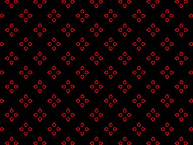 Kırmızı geometrik desenli soyut siyah arkaplan