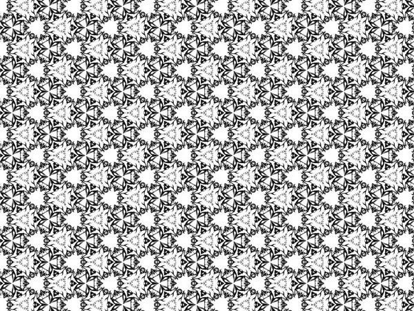 Eenvoudige Naadloze Achtergrond Met Textiel Grafische Zwarte Patronen Eenvoudig Grafisch — Stockfoto