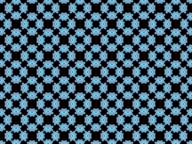 Mavi geometrik desen arka plan şablonu, basit grafik tasarımı