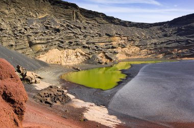 El Golfo, yeşil Lagoon