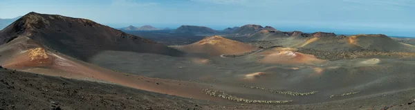 Timanfaya vacker utsikt — Stockfoto