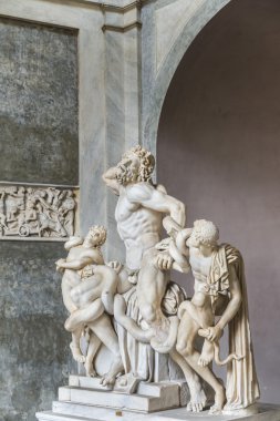 Laocoon heykeli. Vatican.Rome.