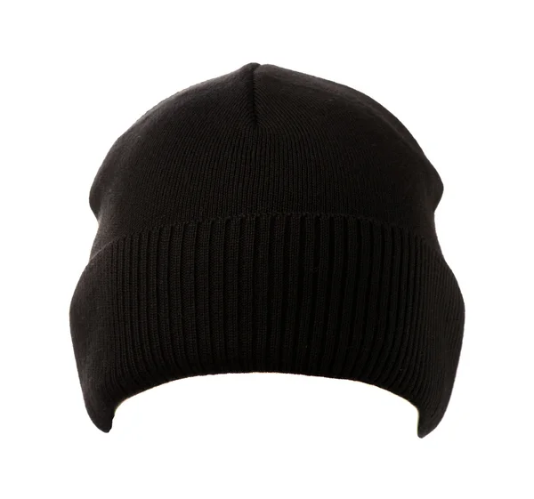 Chapéu de malha isolado no fundo branco — Fotografia de Stock