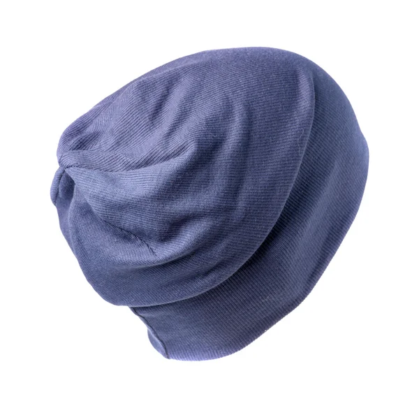 Pletený klobouk izolované na bílém pozadí — Stock fotografie