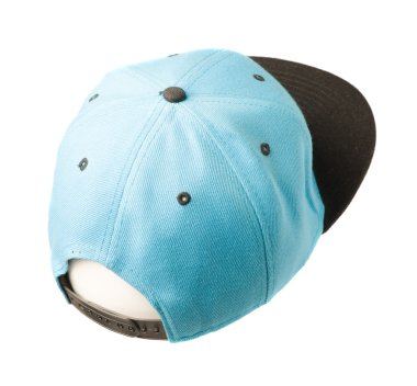  beyzbol kap beyaz zemin üzerine.