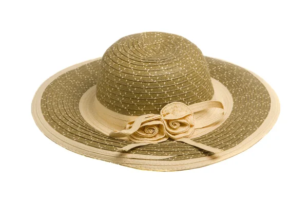 흰색 바탕에 고립 된 여성 모자 — 스톡 사진