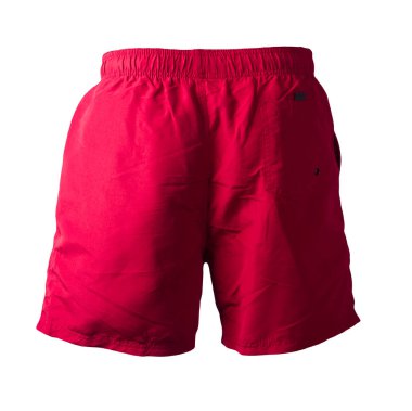 Beyaz arka planda izole edilmiş erkek şortu. Spor pantolonu.