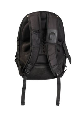 Sırt çantası beyaz arka planda izole edildi. giysi için şehir sırt çantası