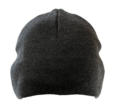 Beyaz bir arka planda izole edilmiş grafit şapka. Sıradan bir tarz için moda şapka aksesuarı.