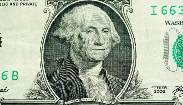 Dolarów na białym tle — Zdjęcie stockowe