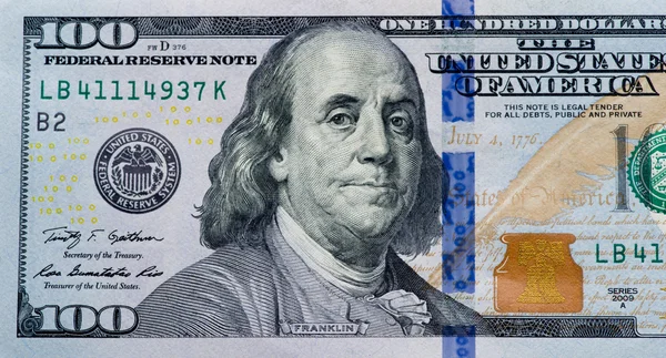 Dólares sobre fondo blanco — Foto de Stock