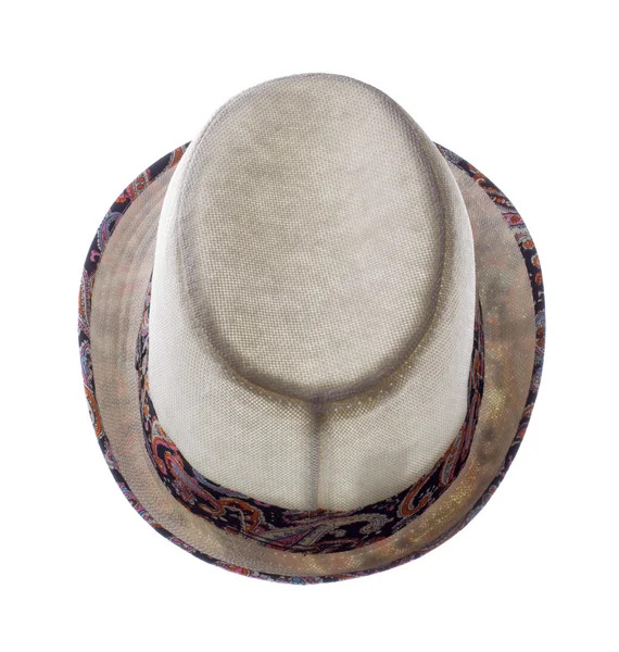 Καπέλο με πεδία που απομονώνονται σε λευκό φόντο — Φωτογραφία Αρχείου