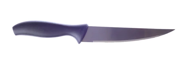 Ostrý kuchyňský nůž, izolované na bílém — Stock fotografie