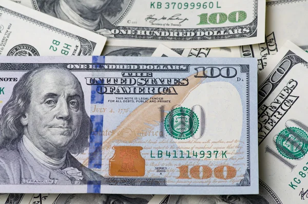 Кучка долларов в Соединенных Штатах Америки — стоковое фото