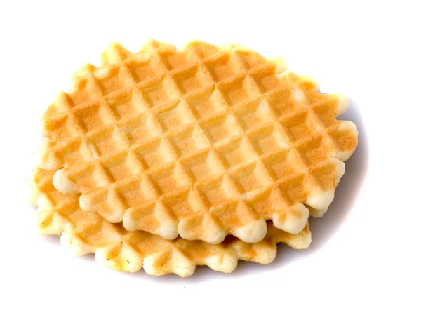 Ruddy sabrosas galletas aisladas en blanco — Foto de Stock