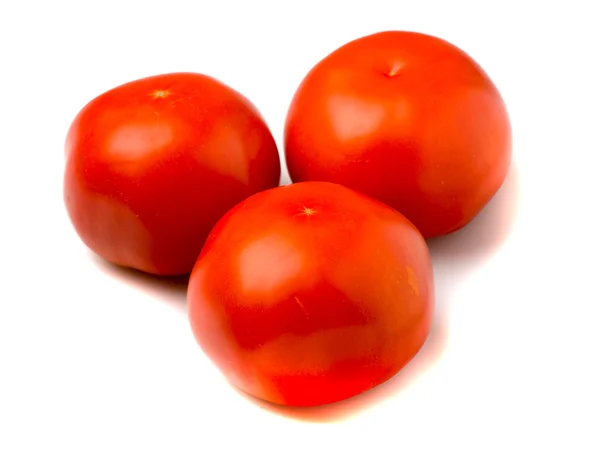 Sliced tomato isolated on white background. Stock Photo