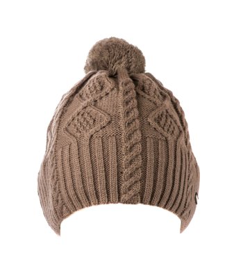 Örgü şapka beyaz arkaplanda izole