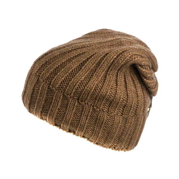 Knitted hat isolated on white background — Stock Photo, Image