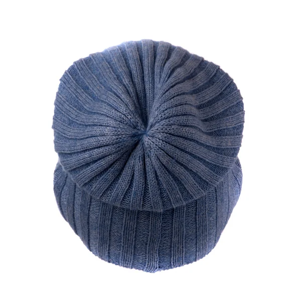 Knitted  beanie isolated on white background — Stock Photo, Image