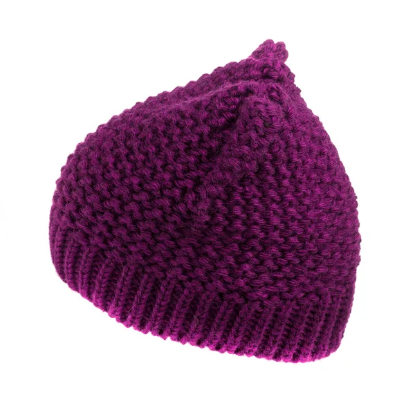 Knitted hat isolated on white background — Stock Photo, Image