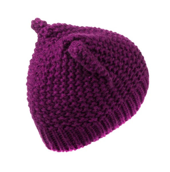 Knitted hat isolated on white background — Stock Photo, Image