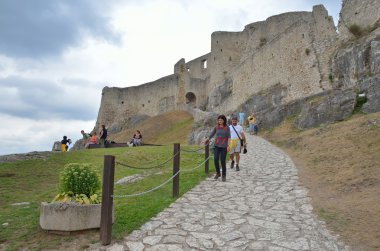 Spissky hrad Kalesi, Slovakya.
