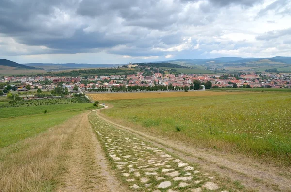 Spisske Podhradie kasaba Slovakya. — Stok fotoğraf