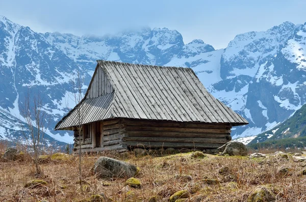 Frühlingshafte Berglandschaft. — Stockfoto