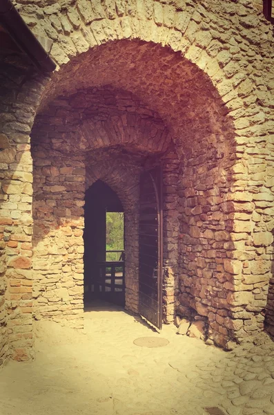 Detalle de la arquitectura de ladrillo . — Foto de Stock