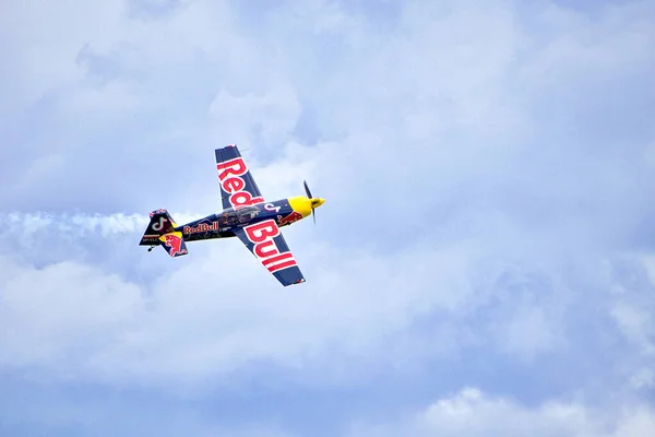 Lukasz Czepiela Samolocie Bord 540Na Pokazach Gdynia Aérobie 2021 — Photo