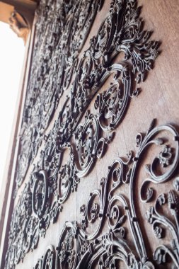 Paris-Fransa 'daki Notre-Dame Katedrali' nin anıtsal kapısı.