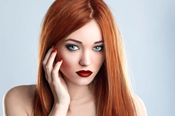Рыжие Волосы И Голубые Глаза Фото