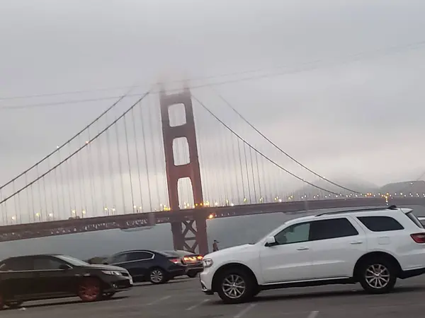 Мост Залива Сан Франциско — стоковое фото