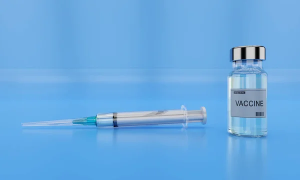 Şırınga ve aşı şişesi