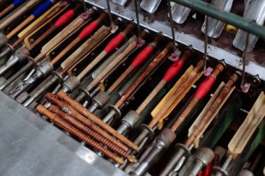 Yuvarlak iplik boyamaktan