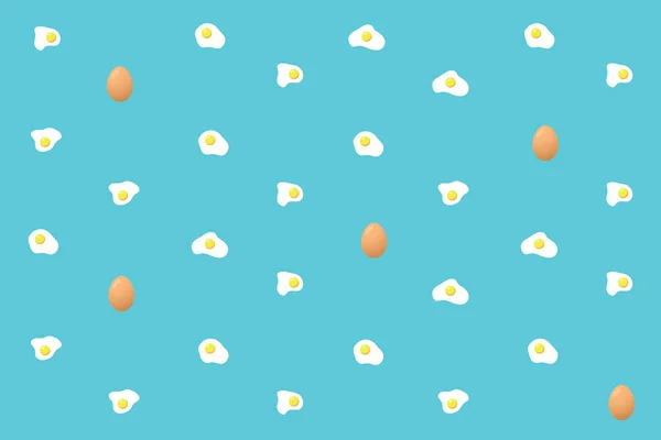 Eggs Design Wallpaper Background Pattern — Stock Vector