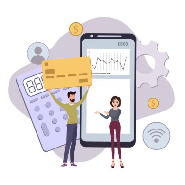 İş semineri. Tarz sahibi imaj. Vektör.