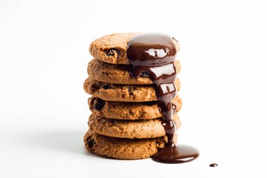 tatlı yulaf ezmeli kurabiye ve fındık