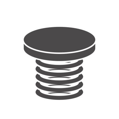 Yay simgesi üzerindeki tahta düz stil. Vektör illüstrasyonu.