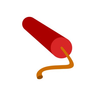 Petard simgesi beyaz arkaplanda izole edildi. Isometric ve 3D görünüm.