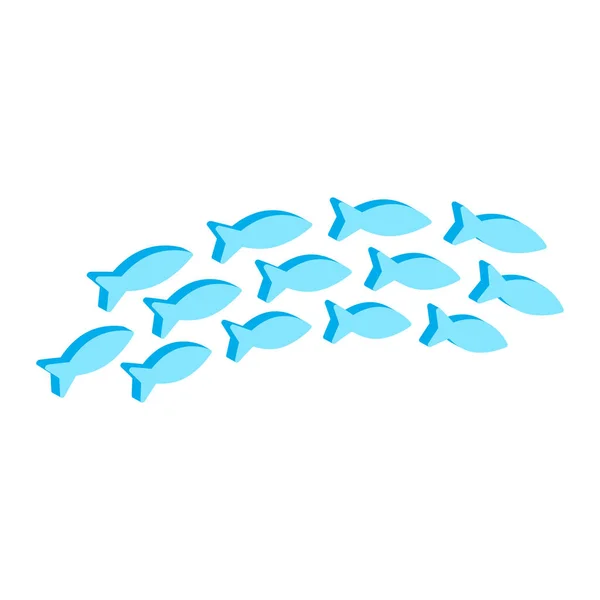 Spawning Icon Isolated White Background Isometric View — Stock Vector