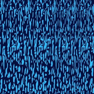 Koyu mavi arkaplanda parlak mavi dikdörtgen düzensiz elementlerin soyut arkaplanı