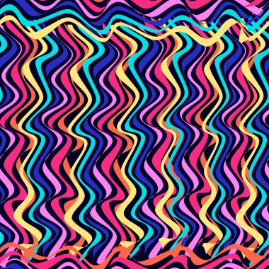 Kumaşlar, ambalajlar, giysiler ve iç dekorasyon, örtüler, perdeler, çerçeveler, seramik, şeker ambalajları üzerindeki izler için kusursuz soyut desen