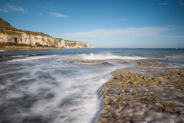 Thornwick Bay – stockfoto