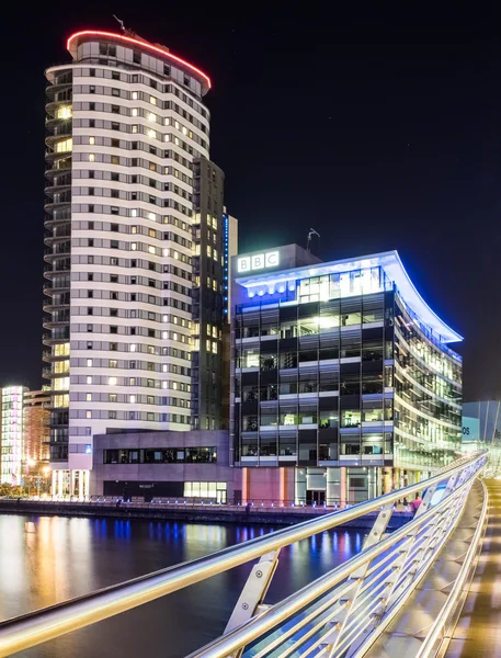 Media City, Salford Quays, แมนเชสเตอร์ — ภาพถ่ายสต็อก