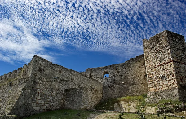 Régi erőd Berat, Albánia Unesco-világörökségek — Stock Fotó