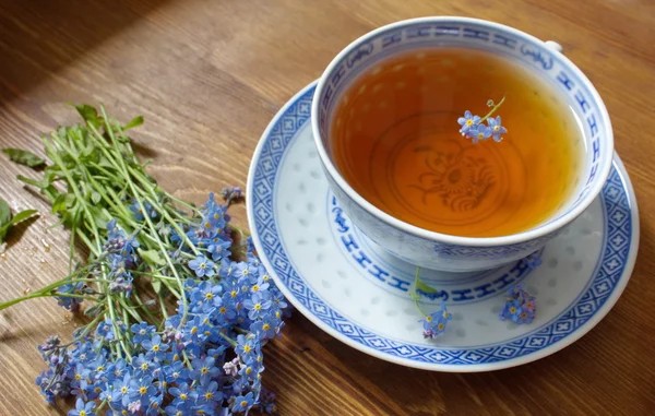 Eski Çin çay bardağı buket unut beni fakirler