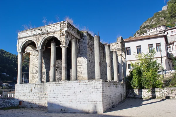 Tempelruinen, Berat, Albanien — Stockfoto