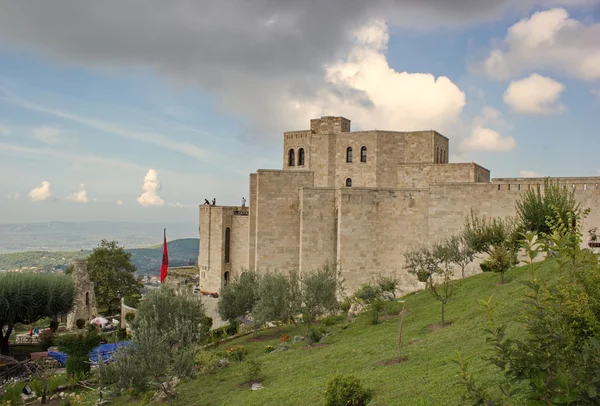 Castello areale e museo Skanderbeg a Kruje, Albania — Foto Stock