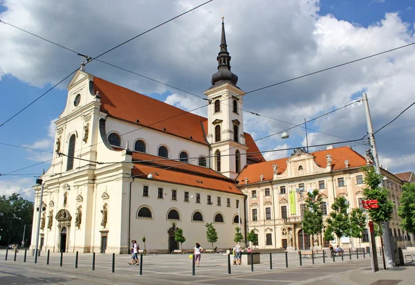 St. Thomas kirke, Brno, Tsjekkia – stockfoto